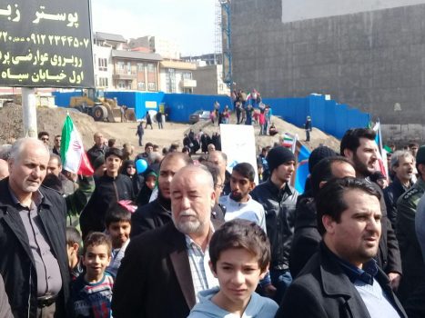 راهپیمایی ۲۲ بهمن شهر پردیس