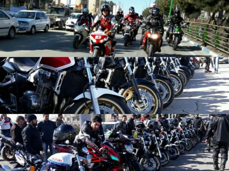 مانور موتوری در شهرستان پردیس به مناسبت دهه فجر