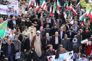 راهپیمایی 13 آبان در پردیس
