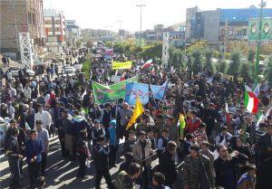 راهپیمایی 13 آبان در پردیس