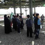 بازدید دانش آموزان پردیسی از قبور شهدای گمنام