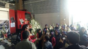 دانش آموزان پردیسی آتش نشانی شهر پردیس