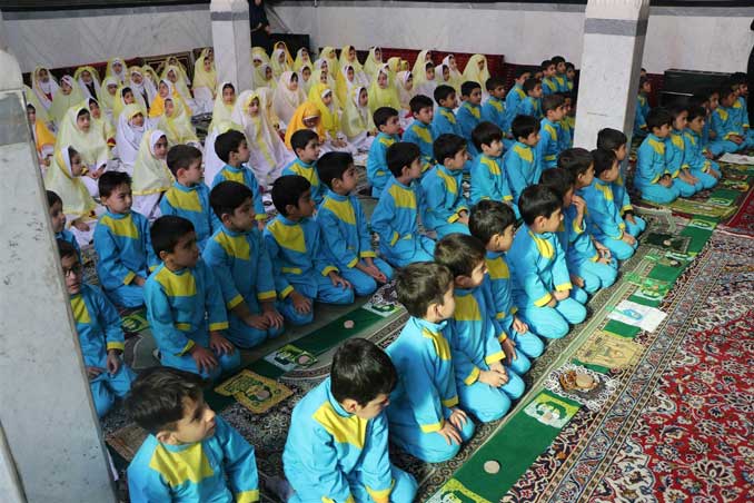 جشن اولین نماز نونهالان مهد قرآن حضرت مربم بومهن