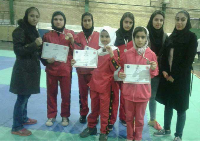 تیم کیک بوکسینگ دختران شهرستان پردیس