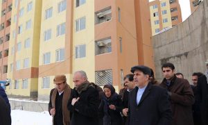 بازدید وزیر راه و شهرسازی عباس آخوندی از پروژه های مسکن مهر شهر پردیس