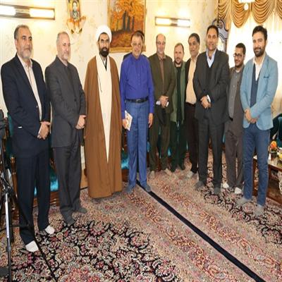 دیدار مسئولان شهرستان پردیس با جانباز «حسن باقری»