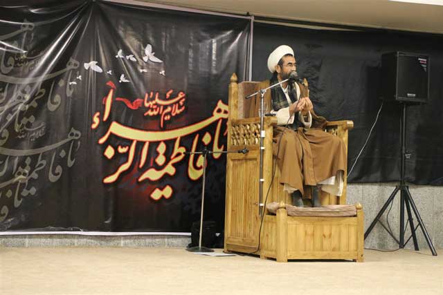 امام جمعه شهرستان پردیس مراسم عزاداری حضرت زهرا