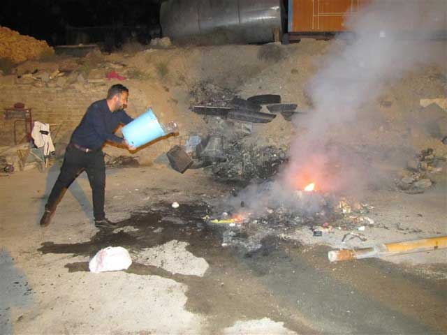 تخلیه زباله پردیس