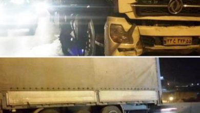 تصادف محور جاجرود