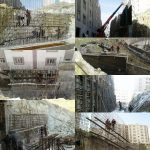 عملیات دیوار حائل در فاز ۹ قدیم شهر پردیس 30 دی 97